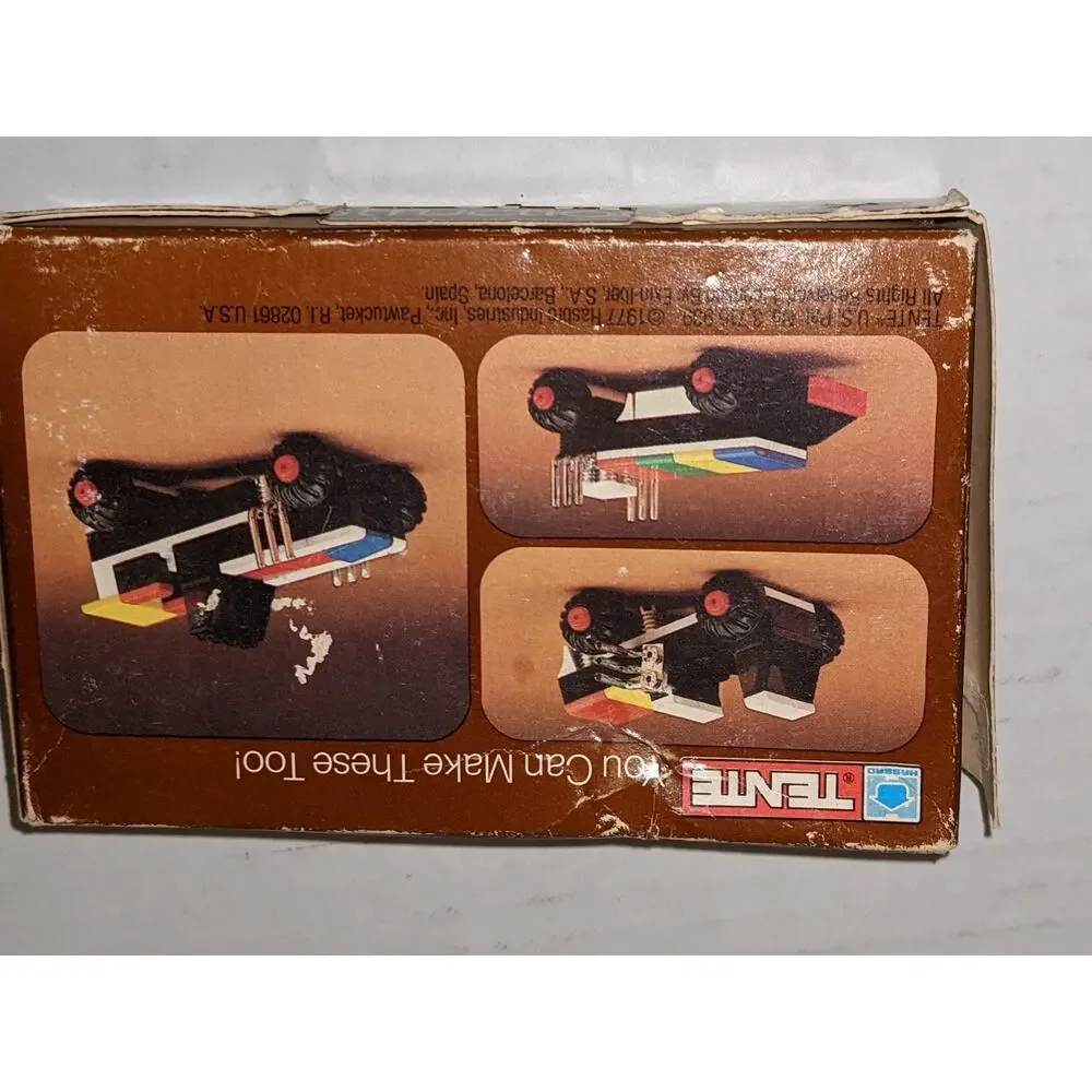 1977 Tente Hasbro Rainbow Van Construction Toy 210 Rare Sealed Box